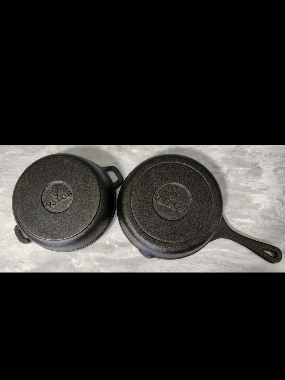 Valor Mini Cast Iron Skillet Set